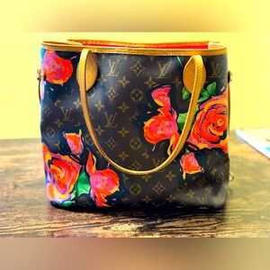 2009 Brown Flower Louis Vuitton Neverfull